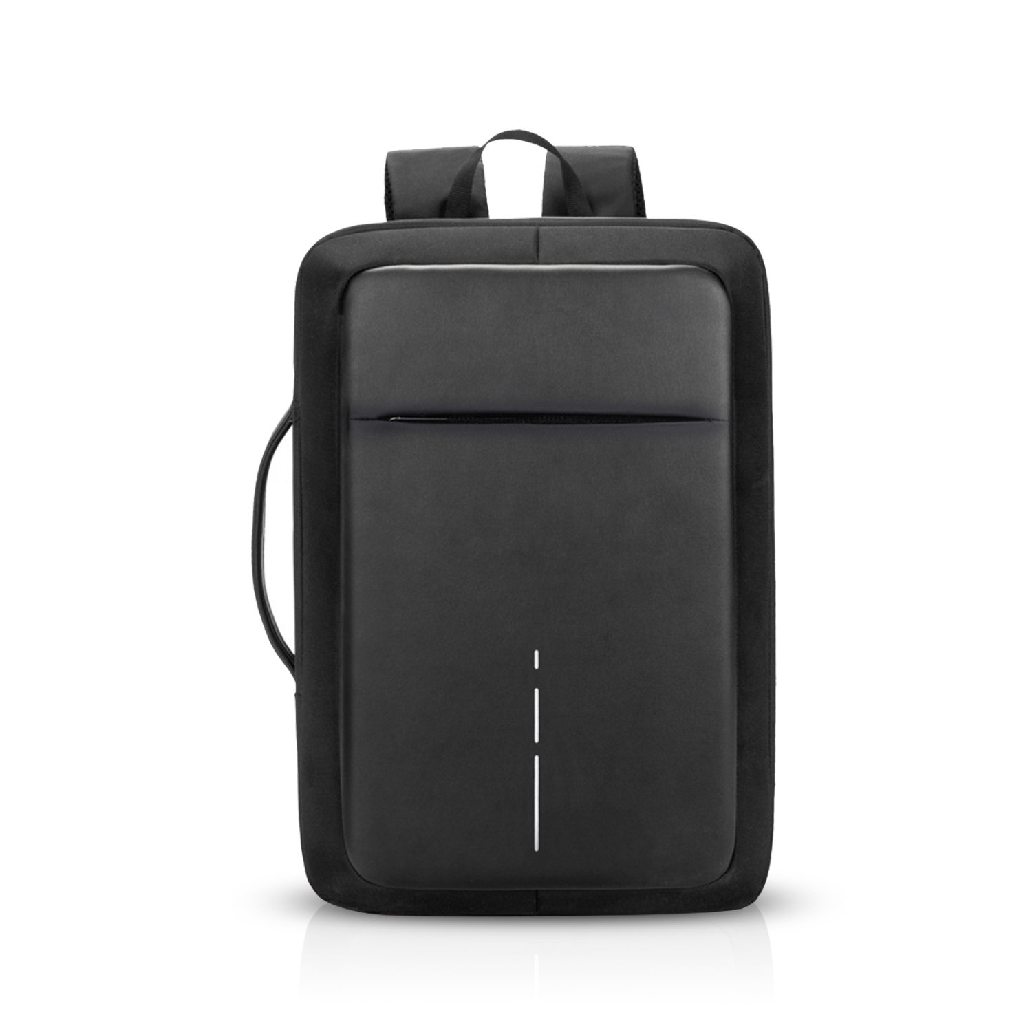 FANDARE 3 in 1 Men's Business Backpack with USB Charging Port Laptop Handbag Switch Travel Shoulder Bag Waterproof Polyester Black, L, Leisure Backpack, Black, L, Leisure Backpack