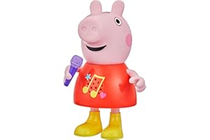 Peppa Pig Talk & Sing Peppa Doll, Musical Toy with 50+ Sounds, Phrases, and Songs, Preschool Toys for 3 Year Old Girls and Bo