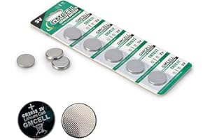 GMCELL CR2032 3V Lithium Battery, CR 2032 Button Cell Batteries Replacement for Car Key Fob, Watch, Remote, CMOS, Scale, Waho