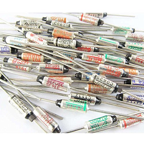 MASUNN Ac 250V 10A Tf Thermal Fuse 133/142/157/172/184/192/216/227/240°C-[E] 184°C