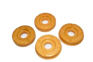 KISON AUTO Set of 4 Front Strut Mount Support UPPER & LOWER Section Fit For BMW E70 E71 X5 X6