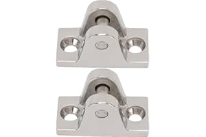 Asixxsix Bimini Top Deck Hinge, 2 Pcs 316 Stainless Steel Marine Boat Deck Hinge Mount Dependable Bimini Top Fitting Hardware