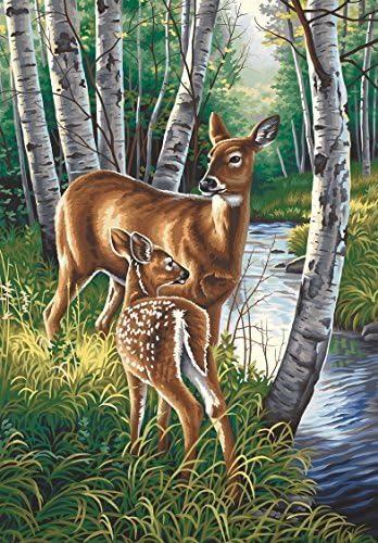 Xcdiscount Paintworks Peinture Par Numero Cerf De Virginie Toys