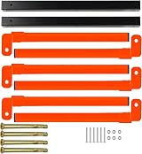 Thanaddo 3-Level Heavy Duty Metal Wall Mount Lumber Wood Tool Box Storage Rack view 5
