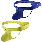 iKingsky Big Pouch G-string Underwear Modal Y-back Under Panties Sexy Low Rise Mens Thong