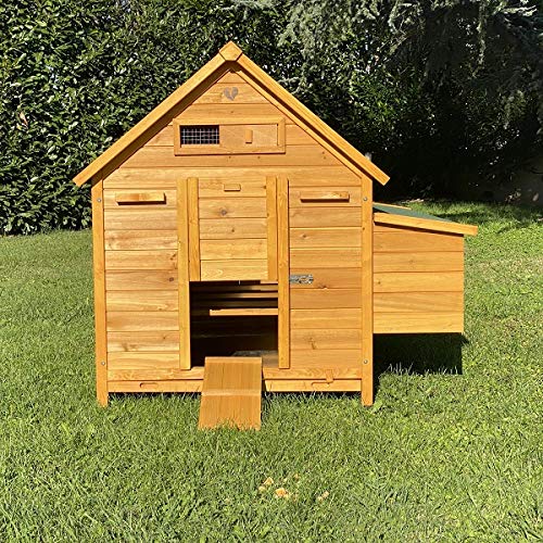 Hühnerstall Hühnerhaus aus Holz XXXL | Bitumendach – Bild 5