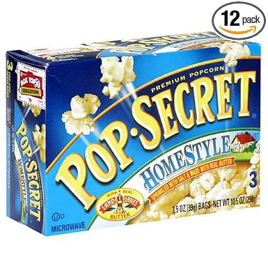 Betty crocker pop Secret microwave popcorn popcorn - premium homestyle (016000246805)