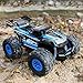 Gizmovine RC Car Toys, Remote Control Monster Truck with 2.4GHz Radio Controlled Vehice Off Road Remote Control Car for Kids and Adults 1/18 Scale (Blue)