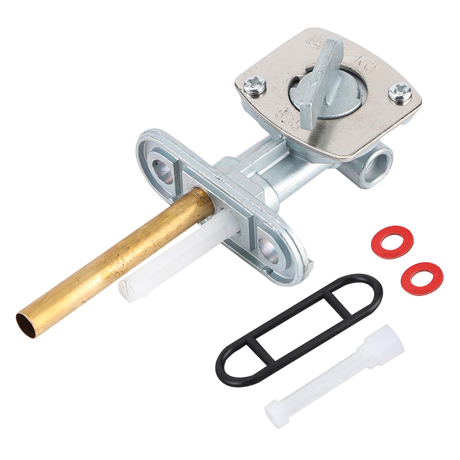 Petcock Valve QiiluFuel Valve Shutoff Petcock for Motorcycle YFZ350 YFM660 Grizzly ATV Aluminum Plastic