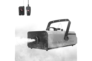 BIPOLARLIGHT 1500 Watt Fog Machine Indoor/Outdoor, Halloween Smoke Machine with Auto Mode and Wired Remote Control for Wedding, Parties and Stage Effect,20000 CFM Haze machine