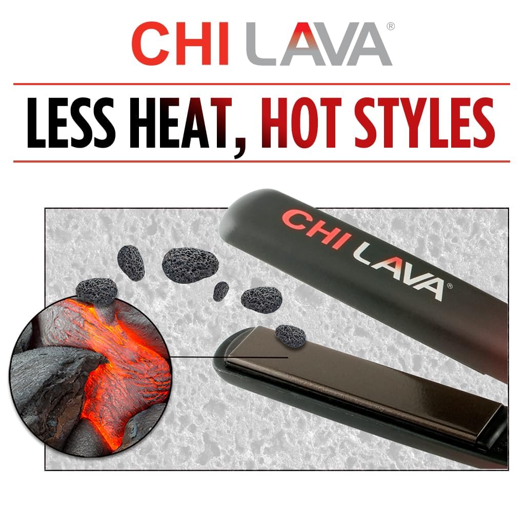 CHI Lava Ceramic Flat Iron, Hair Straightener for an Even & Smooth Finish