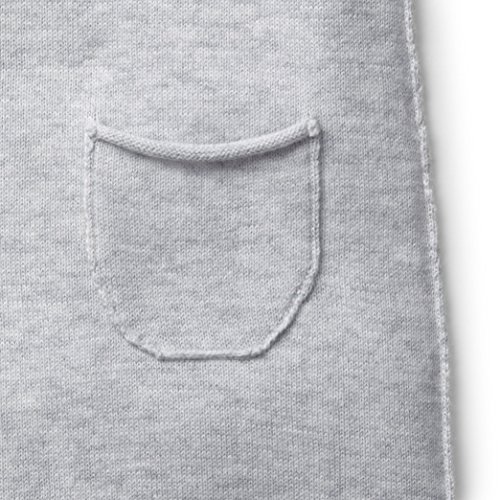 Hope & Henry Layette Grey Baby Sweater Romper Made with Organic Cotton