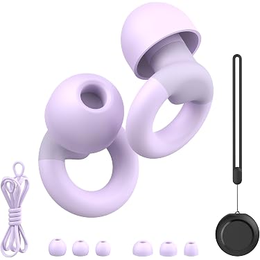 6 Paires De Bouchons D'oreilles Pour Dormir - En éponge - Couleurs Assorties - Neufs En Emballage D'origine