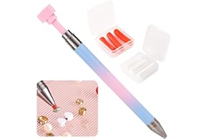 Fukaisu Automatic Refillable Wax Pen for Diamond Painting, Diamond Picker Stylus with Wax & Case Kit for Nail Rhinestones Art