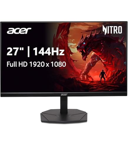 Amazon.com: Acer Nitro 27” Gaming Monitor | Full HD 1920 x 1080