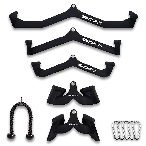 Back Workout Attachments LAT Pulldown Attachments Set - Gym Cable ...