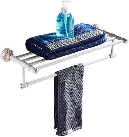 HHYK Raum-Aluminium Badezimmer Handtuchhalter, Wand-Badezimmer-Tuch