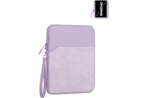 Tablet Sleeve Case 8–9 Inch, WUNIAK 360° Protective Splash-Resistant Carrying Bag for iPad, Tablet Computer, E-Reader & Drawi