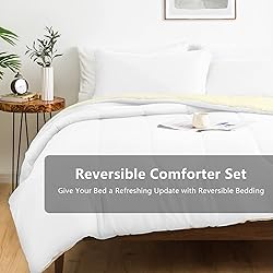 KeoWin Comforter Set Queen Size Bed 3 Piece