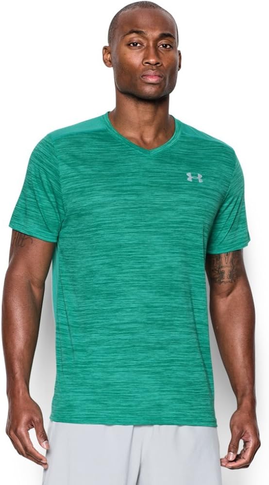 Under Armour Men's Streaker Run VNeck TShirt, Green