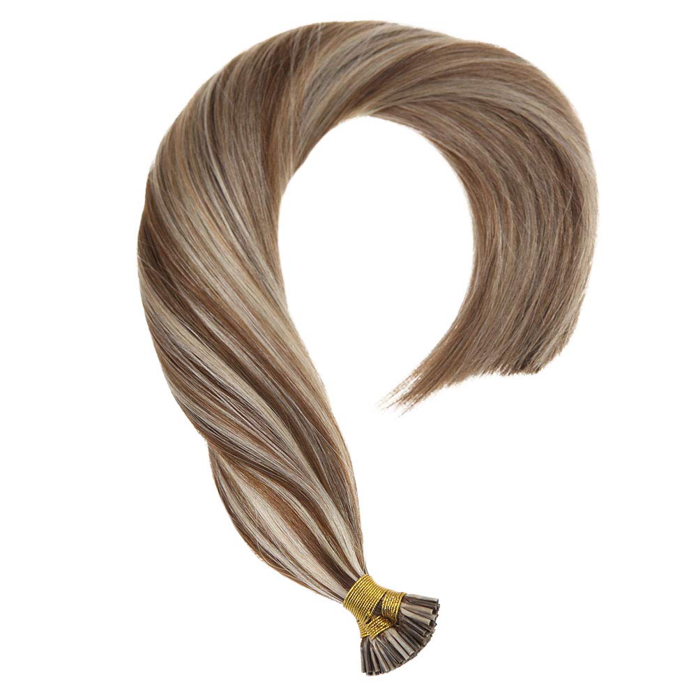 Vesunny 16 Hair Extensions I Tip Keratin Fusion Human Hair