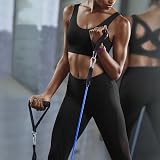 Himaly Resistance Bands Set 5pcs 150Lbs with Handles Door Anchor Gym Kit view 7
