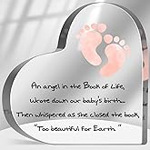 Miscarriage Gifts for Parents, Loss of Baby Sympathy Gift, Memorial Gifts for Loss of Baby Acrylic Keepsake, In Memory Of Loved One Sign, Grief Bereavement Remembrance Sign Plaque Decor
