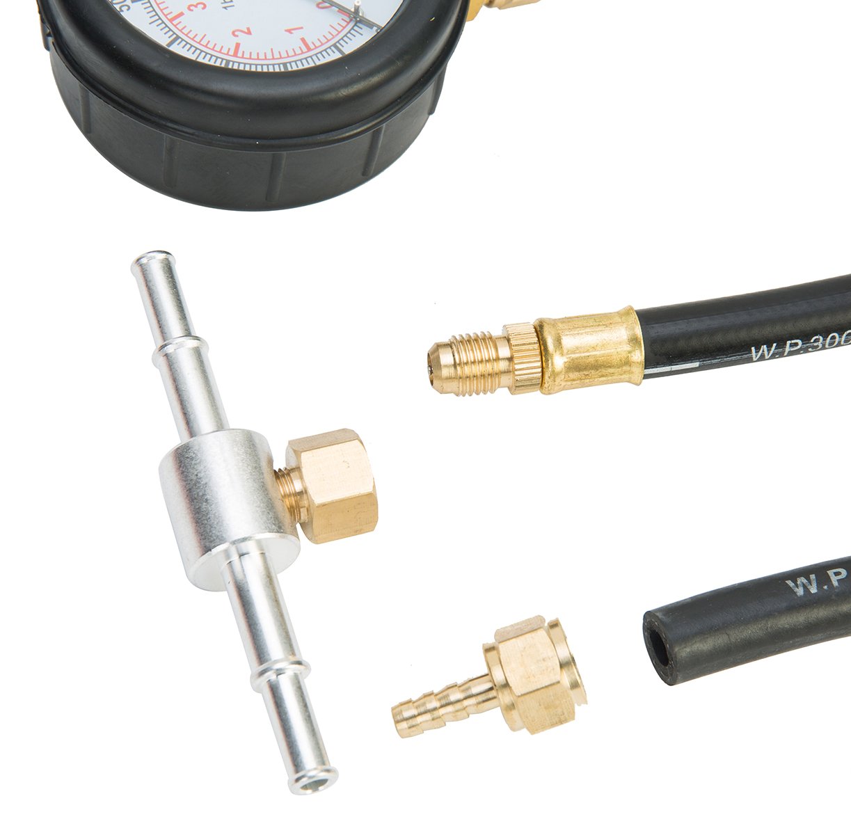 Tools & Equipment 8MILELAKE 0100psi Fuel Pressure Tester Test Kit Fuel