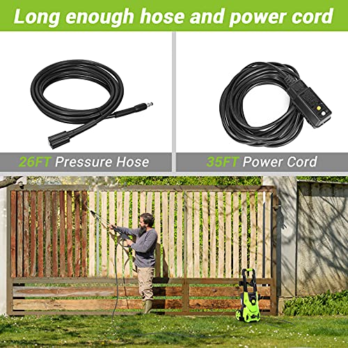 [New Model] Paxcess 3500PSI Max Electric Pressure Washer, 1.85 GPM