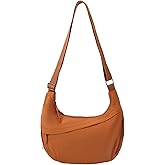 Crescent Bags for Women Nylon Hobo Crossbody Bags Casual Shoulder Handbags Multi-Pocket Sling Bag Lightweight Crossbody Purse