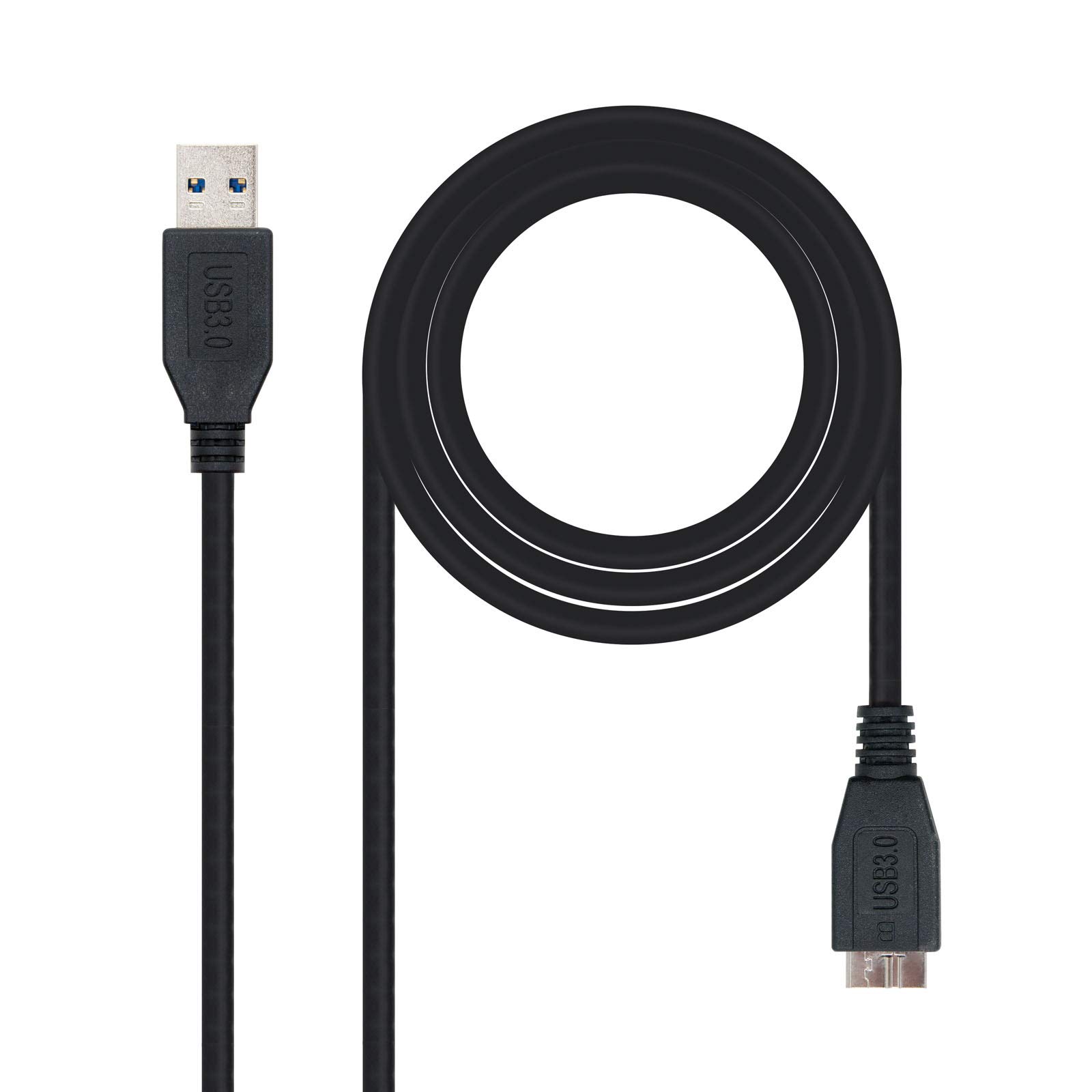 Nano 10.01.1102 Cable-Black-USB 3.0 Cable type A/Micro B M/M (2 M, Black)
