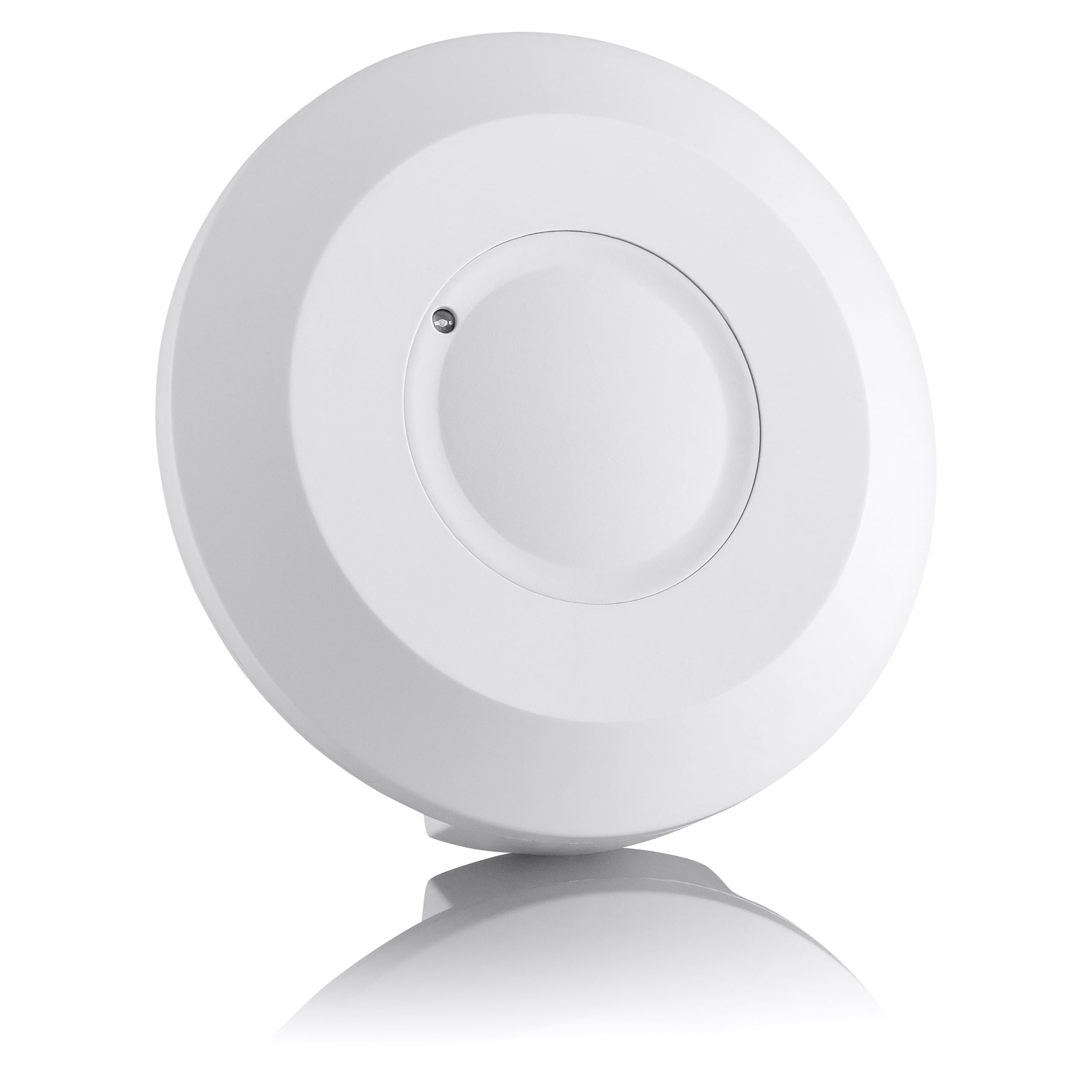 SEBSON Motion Detector Indoor, Surface mounted, HF Sensor LED suitable, Ceiling Mounting, programmable, Movement Sensor Range 2-16m/ 360°, max. 800/300W