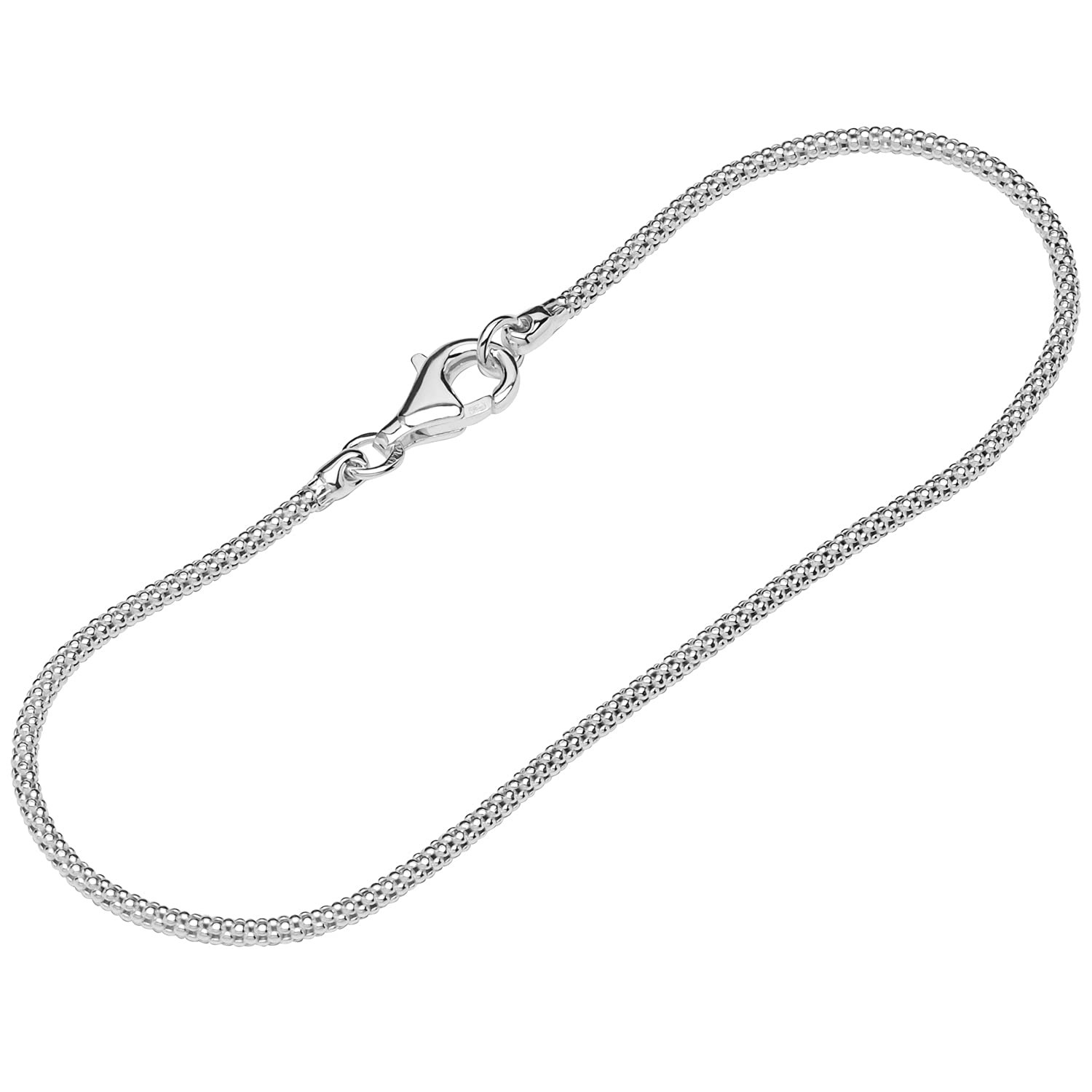 NKlaus bracelet 925 sterling silver 20cm panther chain ladies snake bracelet chain rud 12836
