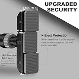 Door Pull Up Bar 72-95 cm Fitness Chinning Bar Black view 2