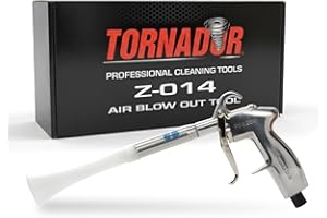 Tornador Z-014 Air Blow Out Tool | High-Performance Air Blower for Fast Car Detailing | Quickly Cleans & Dries Hard-to-Reach Areas | Essential Tool for Professionals