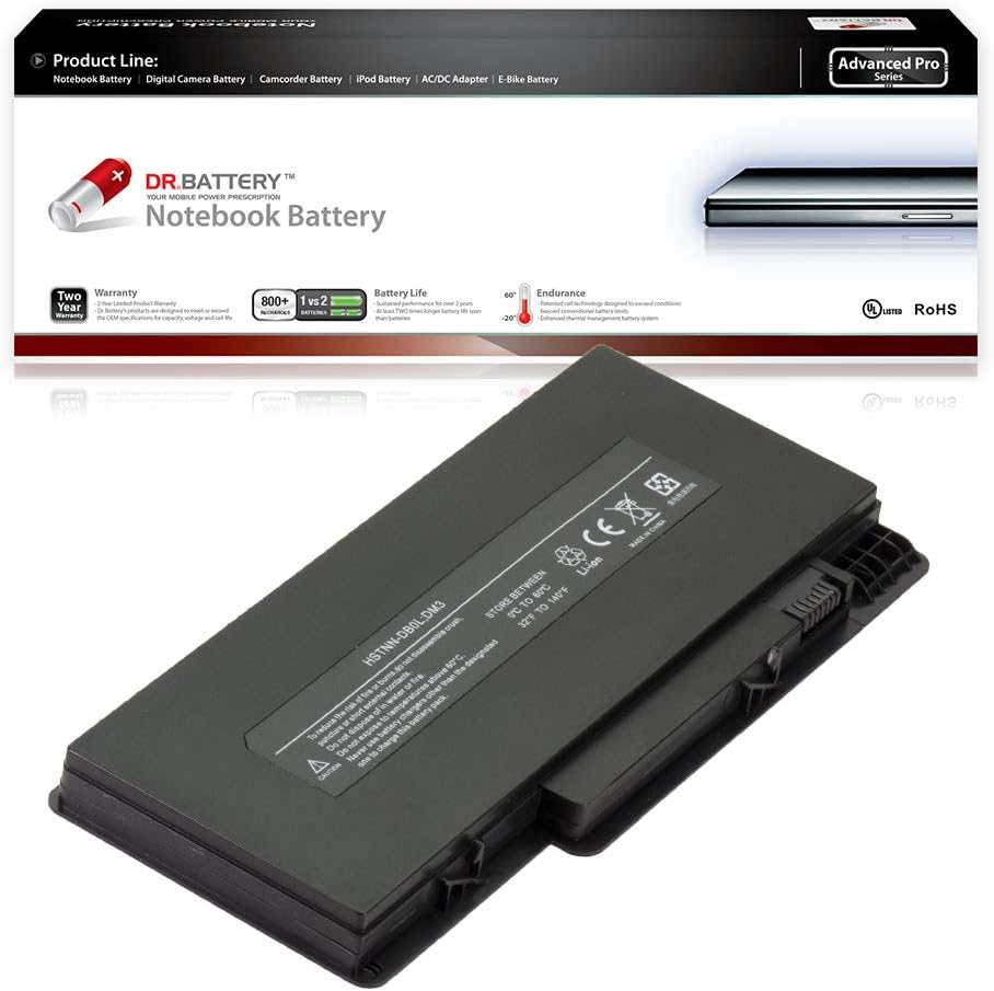 Dr. Battery - Korean SDI Cell for HP Pavilion dm3-1020ca / dm3-1030us / dm3-1035dx / dm3-1039wm / dm3-1047cl / dm3-1130us / dm3-2010us / dv4-3118tx / 577093-001/580686-001 / FD06 / HSTNN-DB0L