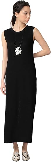 Amazon Co Jp エポカ Epoca レディース ドライ ハイ ツイスト ワンピース 40 黒 服 ファッション小物