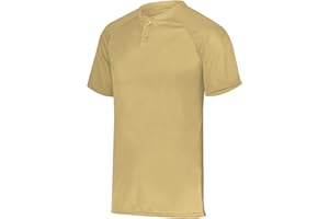 Augusta Sportswear Boys Youth Attain Wicking Two-Button Baseball Softball Jersey