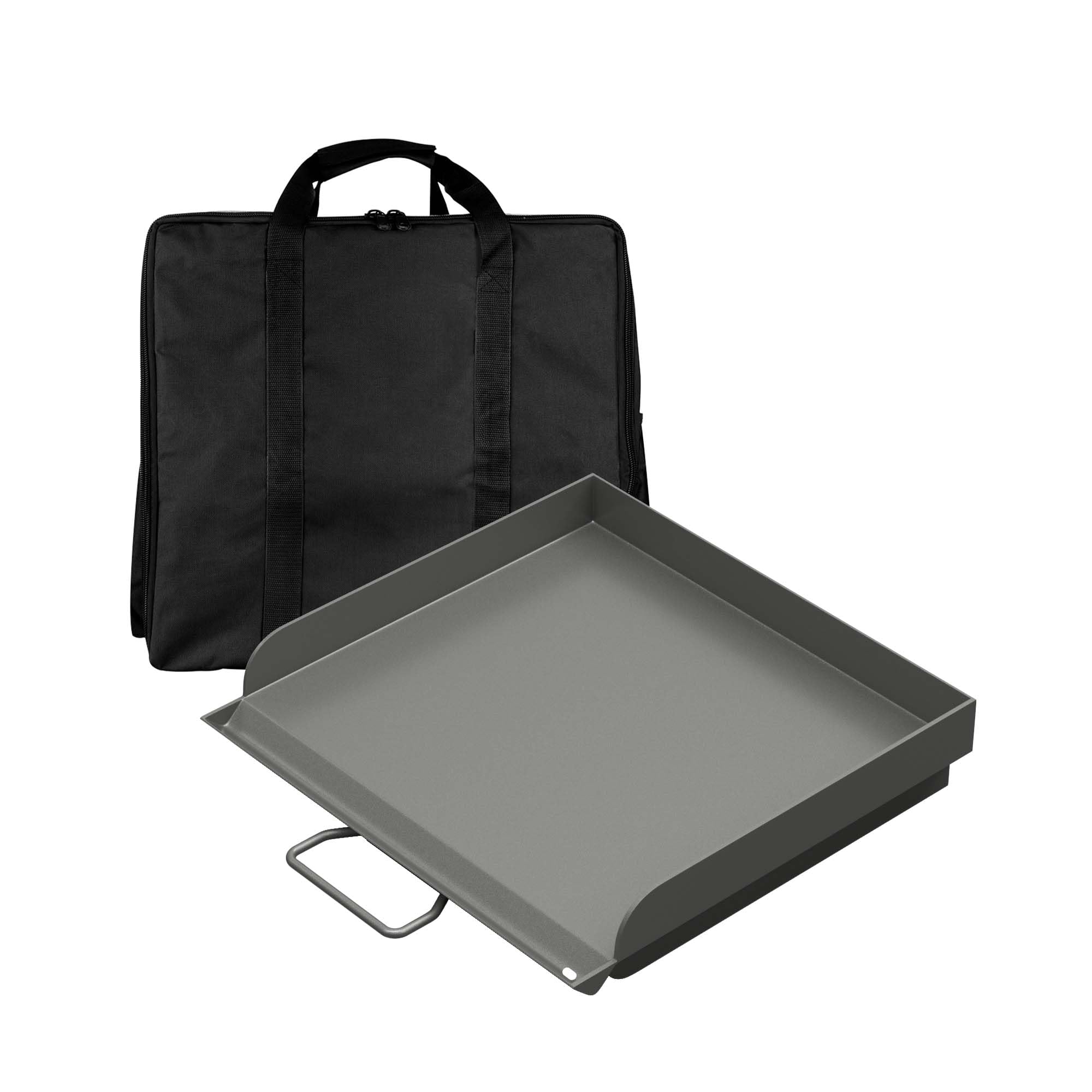 Photo 1 of 14'' x 16'' Professional Flat Top Steel Griddle with Carry Bag for Camp Chef Grill Pro 60x EX60B EX60P EX60PP EX60LW EX90LW EX280LW and Most of 1/2 Burners Camp Propane Stove Grill
