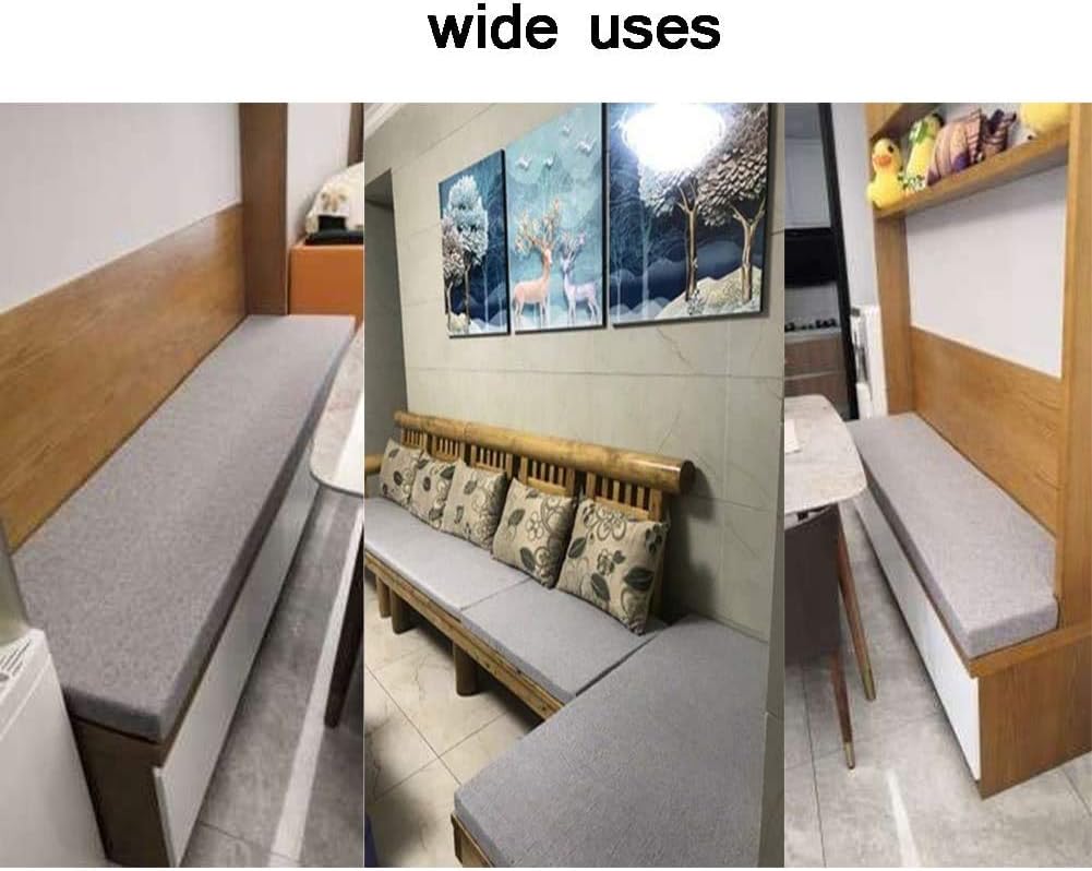 cojín para asiento de mimbre y metal o madera LINGRUI Cojín para banco