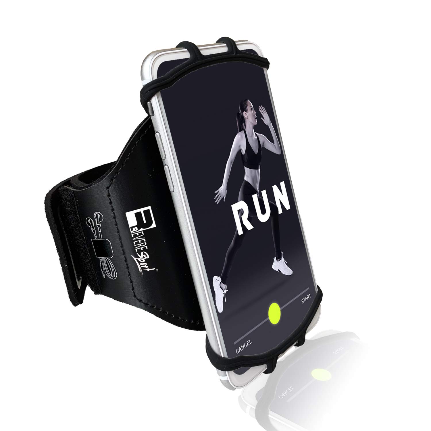 Universal iPhone Running Armband (iPhone 17/16/15/14/13/12/11/10/8/X/SE/XR/XS/Air/Max/Plus/Pro). Sports Phone Holder
