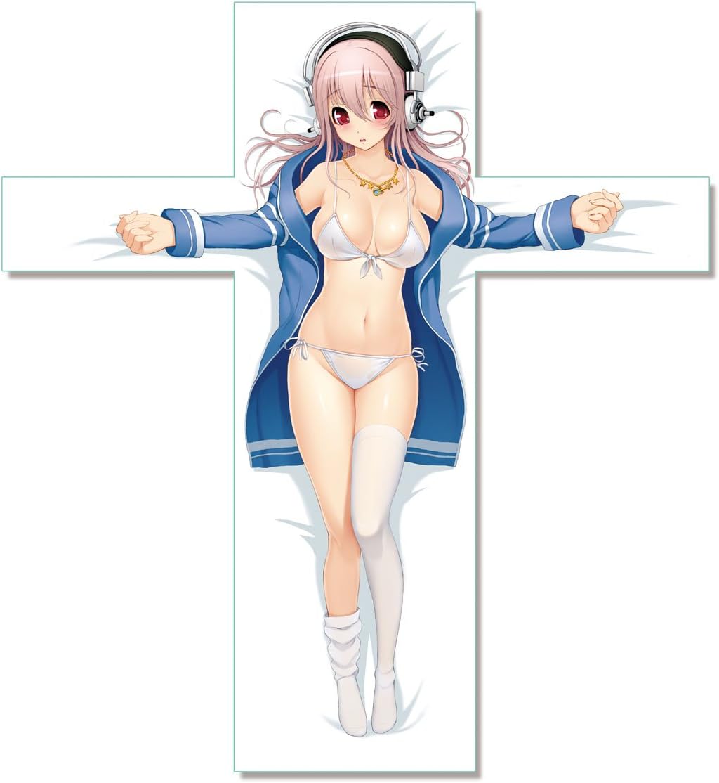Super Sonico Dakaretemakura Dakimakura Body Pillow Cover With 2
