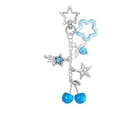 Nalefow Keychain Cherry Bag Charms Purse Charms Keychains Women CuteCherry Accessories keychians for Keys Bags Purses Gift