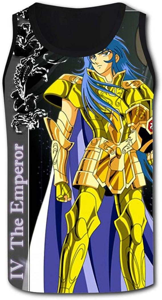 Amazon Co Jp メンズタンクトップ Tシャツ 聖闘士星矢saint Seiya ジェミニ サガ ランニングシャツター デザイン プリントおしゃれシンプル Tank Top 服 ファッション小物