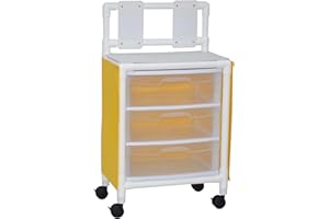 MJM International 3U3D-ISO Universal Cart, 3 Drawer, 48.75" Height x 26" Length x 15.75" Width