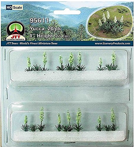 Yucca, HO-Scale. 20pk by JTT Scenery