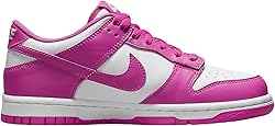 Nike Dunk Low Pre School White/Active Fuchsia