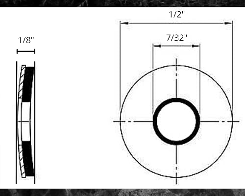 12 X 3/4 Inch Stainless Rubber Sealing Washers – 100-Pack, EPDM Neoprene Bonded, 304 Stainless Steel, Corrosion-Resistant For Leak-Proof Sealing