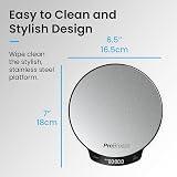 Pro Breeze Digital Kitchen Scales Stainless Steel 5kg g ml oz lb view 7