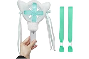 CARREUTY Lightstick Cover for TXT, Plush Lightstick Decorations Kpop Lightstick Covers Bow, Concert Light Stick Cute Cartoon Animal Ear Shape Lightstick Protective Cover for TXT Ive Enhypen Twice